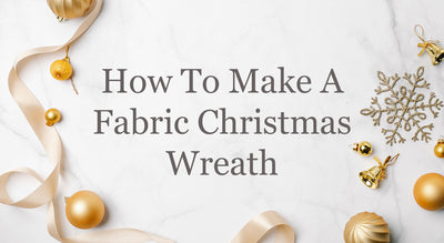 How To Make A Fabric Christmas Wreath