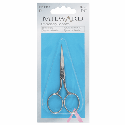 Milward Steel Embroidery Scissors - 9cm