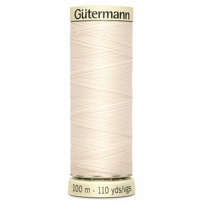 Gutermann 100% polyester Sew All thread 100m in Colour 802