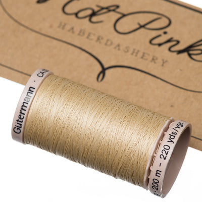 200m Gutermann Cotton Quilting Thread in Creams, greys & browns 928