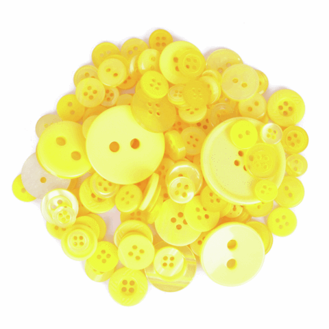 Trimits Assorted Craft Buttons in yellows