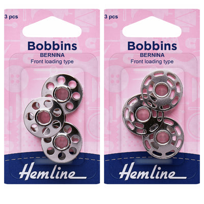 Hemline Bernina Metal Bobbins in 9.1mm or 11.8mm