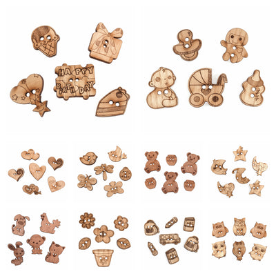 Trimits Novelty Wooden Buttons