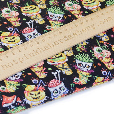 Spooky ice creams Halloween fabric 100% cotton by Chatham Glyn