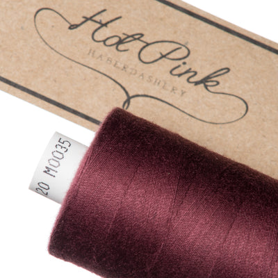 1000m Coates Polyester Moon Thread in Purples 0035
