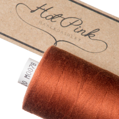 1000m Coates Polyester Moon Thread in Oranges & Yellows 0078