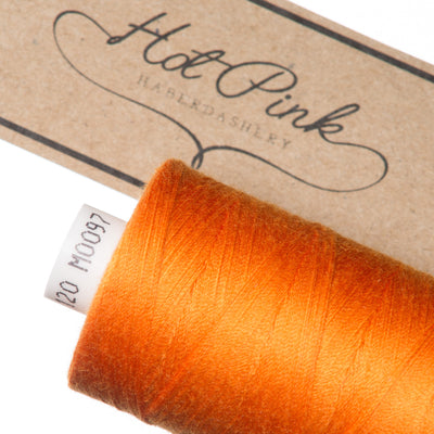 1000m Coates Polyester Moon Thread in Oranges & Yellows 0097