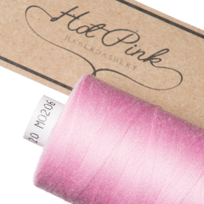 1000m Coates Polyester Moon Thread in Reds & Pinks 0206