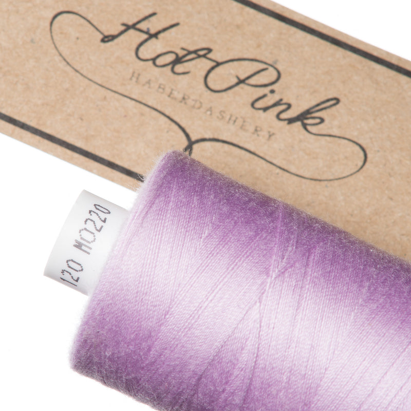 1000m Coates Polyester Moon Thread in Purples 0220