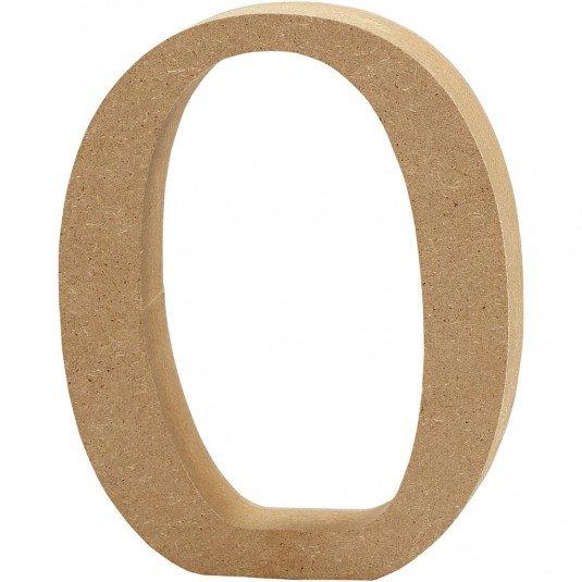 Capital letter O – MDF Wooden letter – 13cm