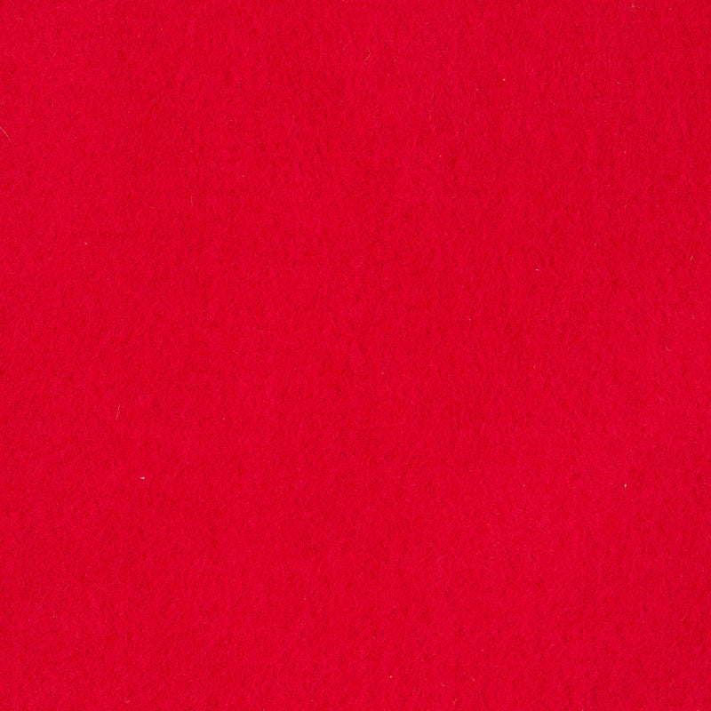 Sticky back adhesive felt fabric by the metre or 5 metre roll – red