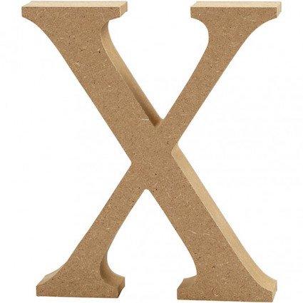 Capital letter X – MDF Wooden letter – 13cm