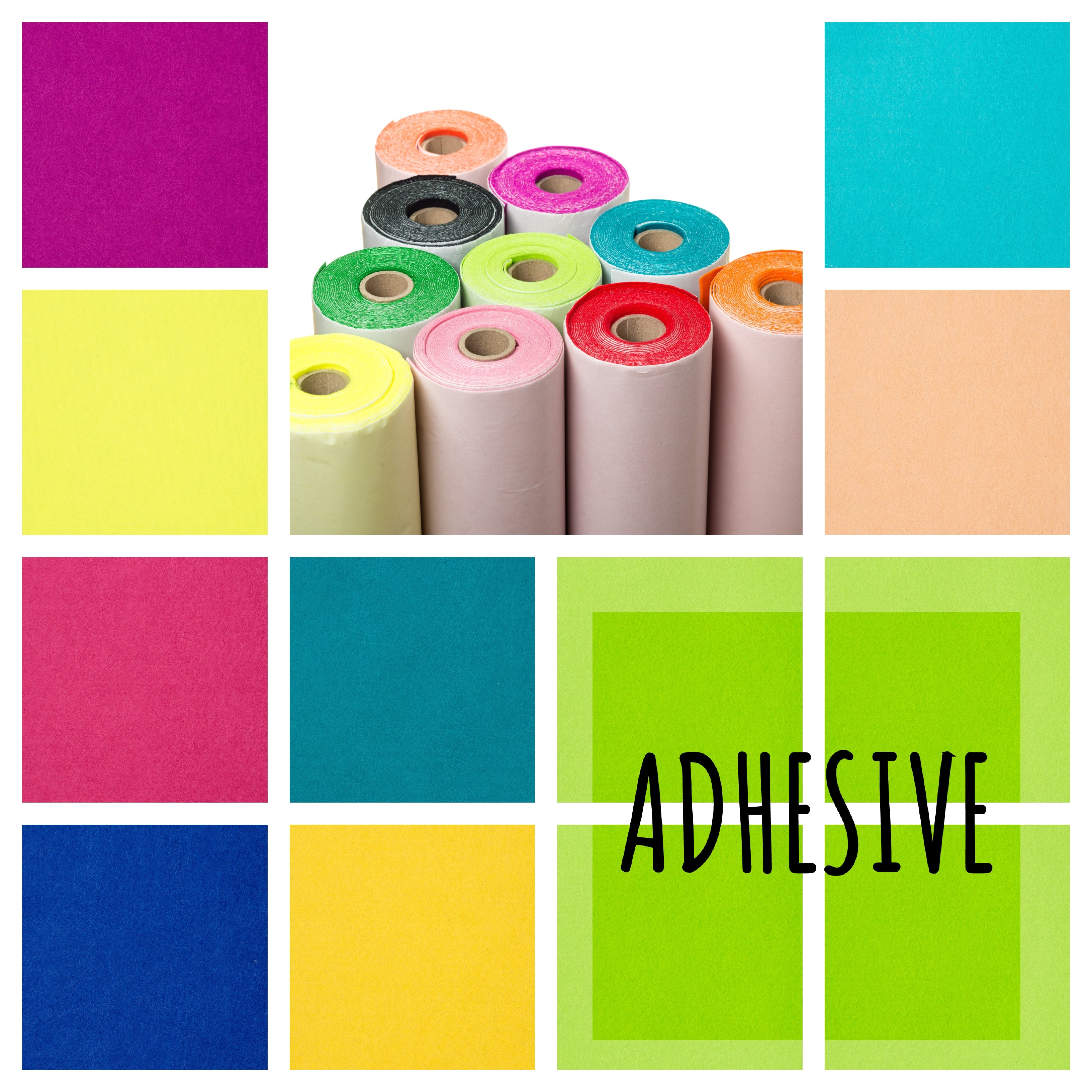 Sticky Back Adhesive Felt Fabric by the metre or 5m roll - 48 colours – Hot  Pink Haberdashery