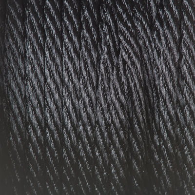 5mm Silky and shiny Barley Twist Rope Cord by Berisfords in black 10