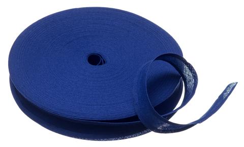 100% cotton bias binding in 16mm width in royal blue