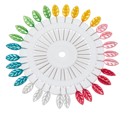 Pin wheel with multi colour 40mm leaf heads