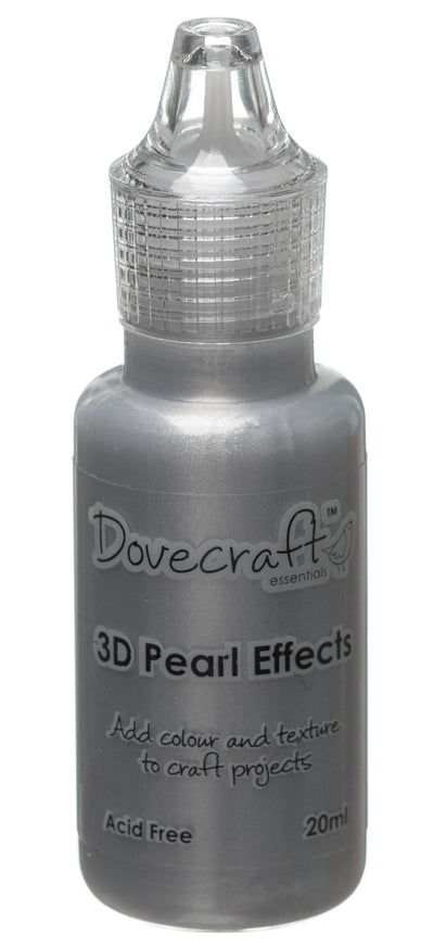 Silver Dovecraft Liquid Pearl Fabric Paint