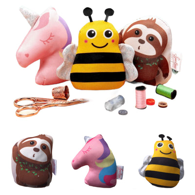 Sew Easy Pin Cushion in Bee, Sloth or Unicorn