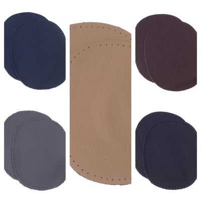 Kleiber Elbow / Knee Patches in 100% real Leather in brown, beige, black, dark grey, light grey and navy blue