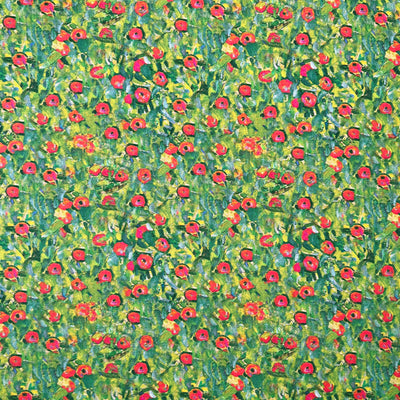 Gustav Klimt's Apples cotton printed fabric