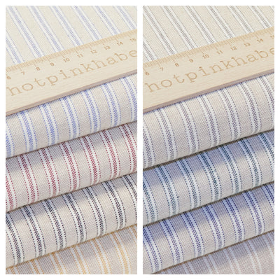 Linen Ticking Stripes Fabric by Chatham Glyn – 280cm Wide