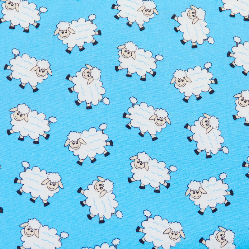 Fluffy Sheep cotton fabric