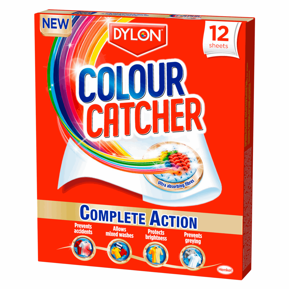 Dylon Colour Catcher Complete Action Laundry Sheets – 50 Sheets