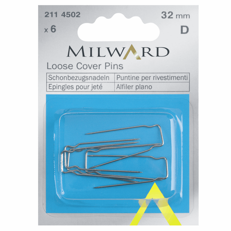 Milward silver steel loose cover 32mm, 6 per pack.