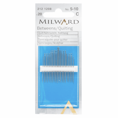 Milward Hand Sewing betweens/quilting Needles numbers 5-10