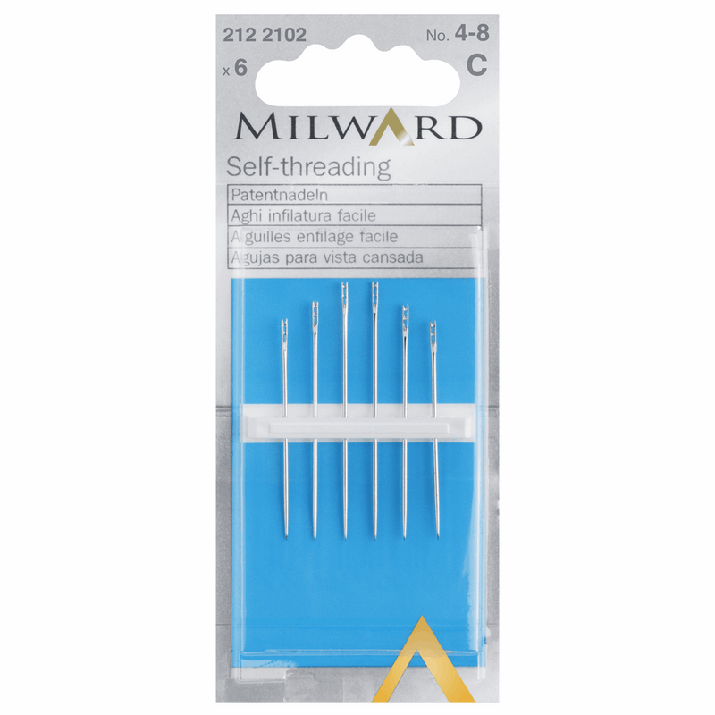 Milward Hand Sewing Needles self threading