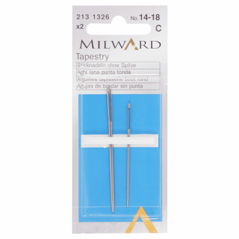 Milward Hand Sewing tapestry Needles numbers 14-18