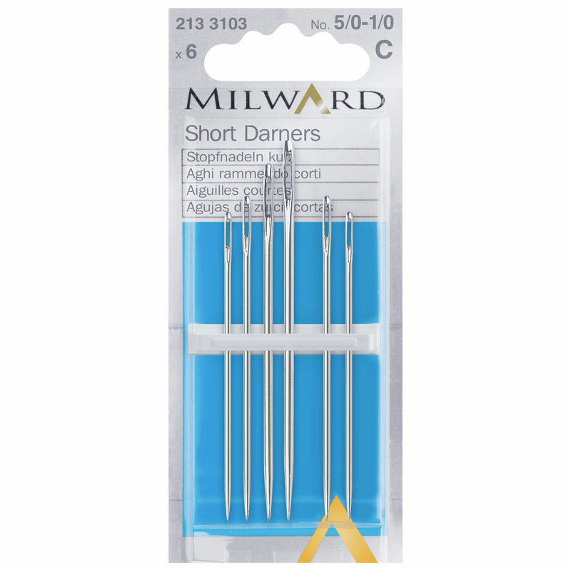 Milward Hand Sewing Needles with short darners