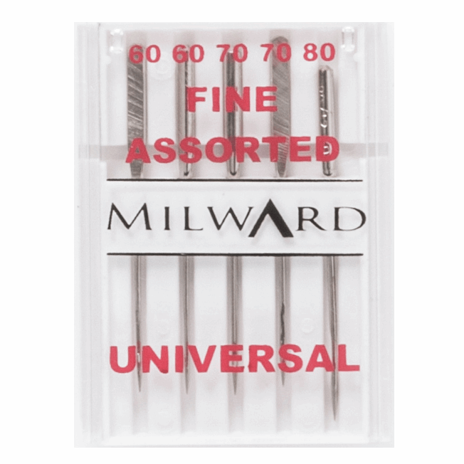 Milward Sewing Machine Needles - Universal Selection fine assorted