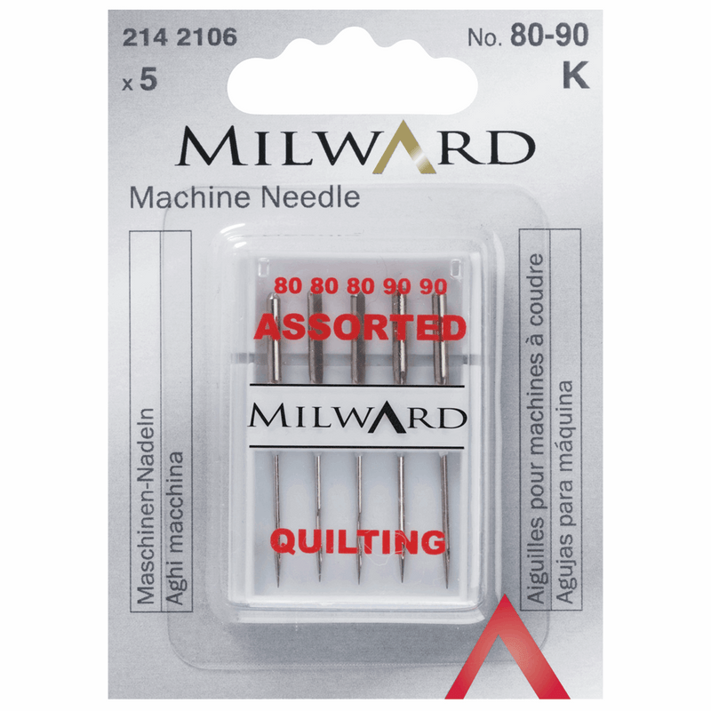 Milward Sewing Machine Needles in Quilting Assorted