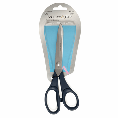 Milward Tailors Shear Scissors with black handles - 19cm