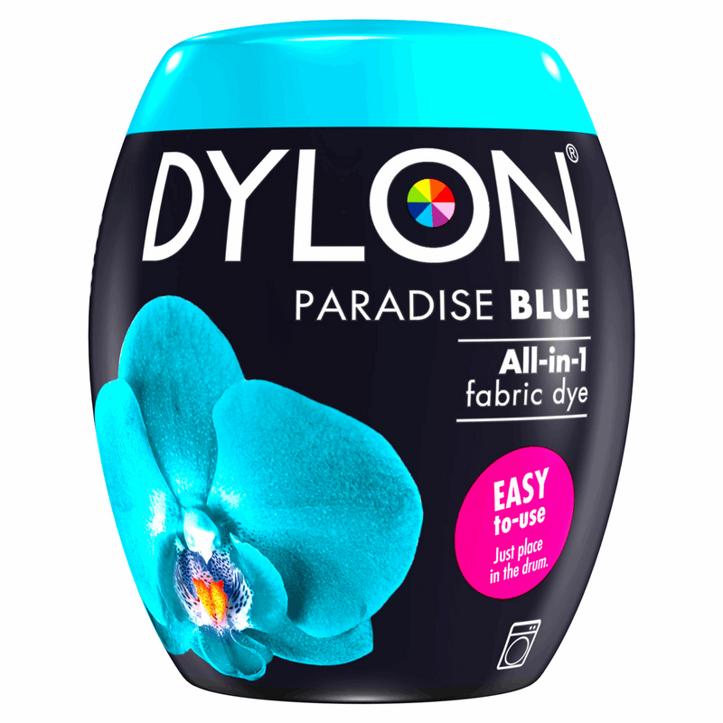 Dylon Machine Dye pod All-in-1 fabric dye 350g  – paradise blue