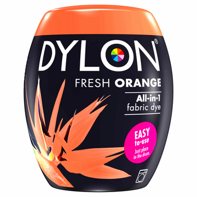 Dylon Machine Dye pod All-in-1 fabric dye 350g  – fresh orange