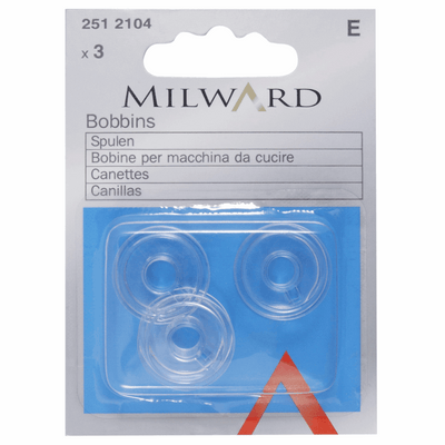 Milward Plastic Bobbins in Class 15k Universal sewing Machines