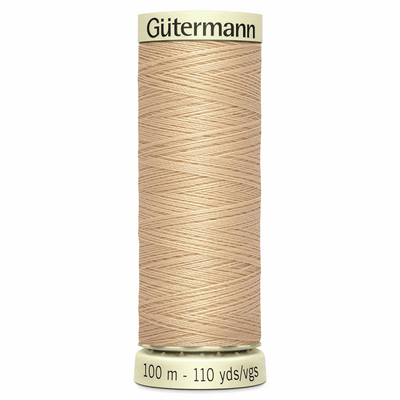Gutermann 100% polyester Sew All thread 100m in Colour 421