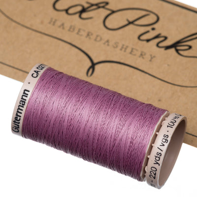 200m Gutermann Cotton Quilting Thread in Blues & Purples 3526