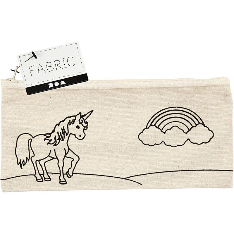 Colour It Yourself pencil case - unicorn