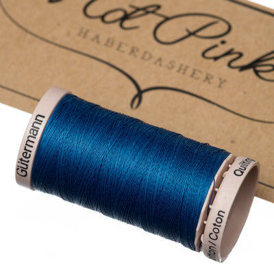200m Gutermann Cotton Quilting Thread in Blues & Purples  5534