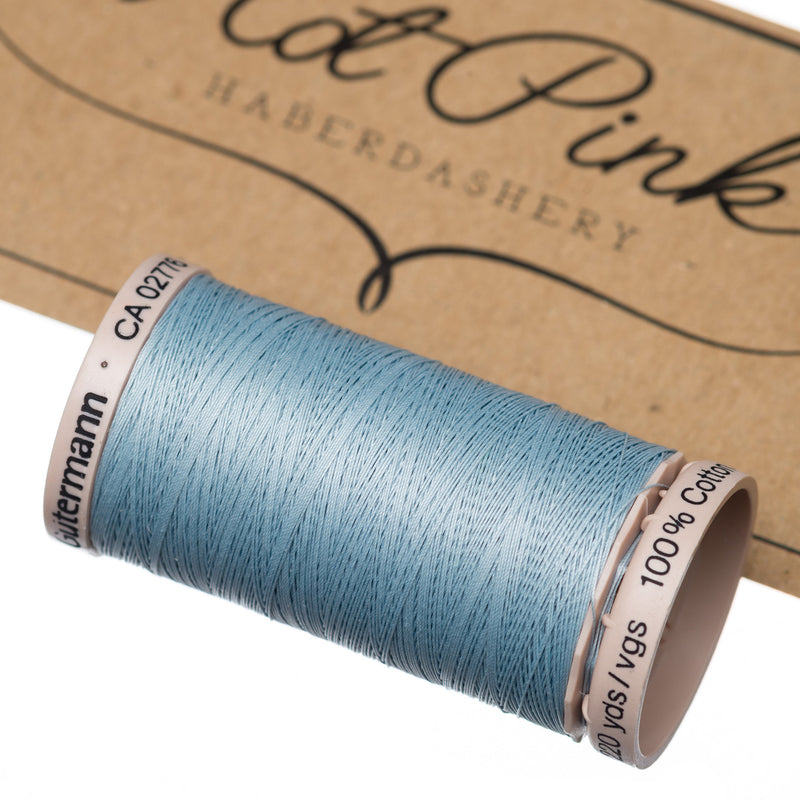 200m Gutermann Cotton Quilting Thread in Blues & Purples 6217