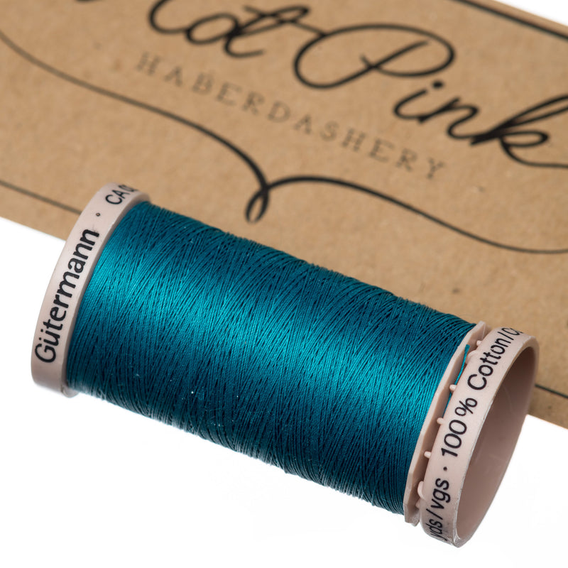 200m Gutermann Cotton Quilting Thread in Blues & Purples 6934