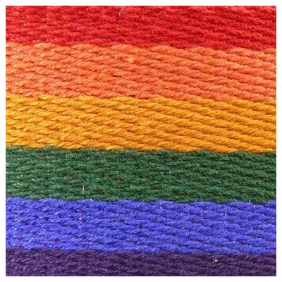 38mm Striped Webbing in rainbow colours