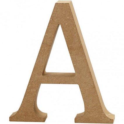 Capital letter A – MDF Wooden letter – 13cm