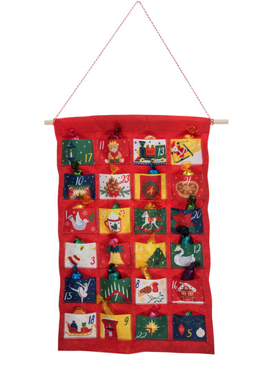 Make your own advent calendar kit red classic
