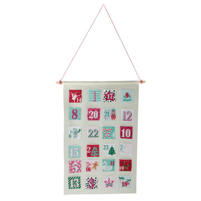 Make your own advent calendar kit pink and cream