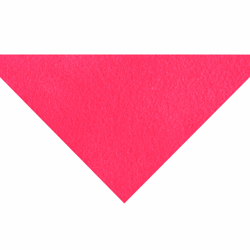 A4 acrylic felt sheet - fluorescent pink