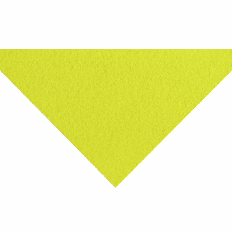 A4 acrylic felt sheet - fluorescent yellow